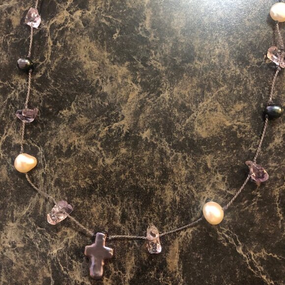 Handmade Cross Necklace - Picture 3 of 3